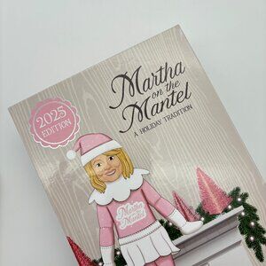Martha on the Mantel A Holiday Tradition 10.5" Pink Elf Plush Doll 2025 NEW